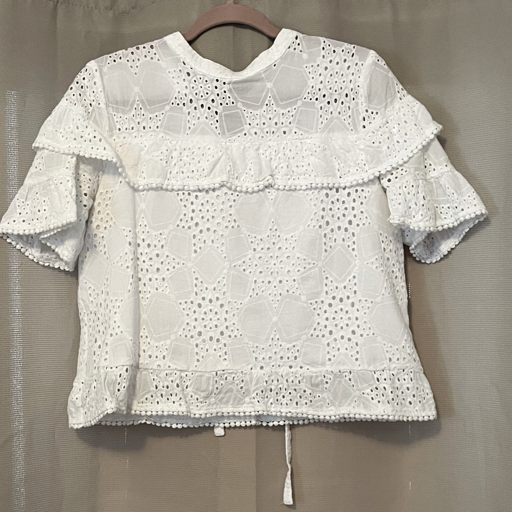 J.O.A. Eyelet top.